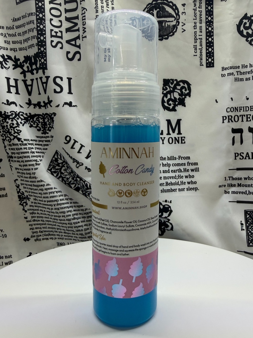 AMINNAH Cotton Candy Hand & Body cleanser